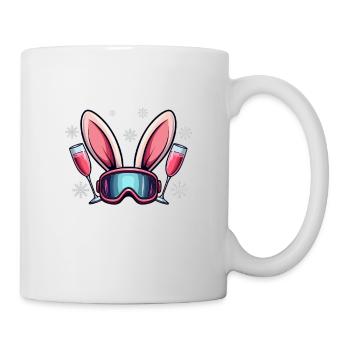 Superviseur officiel du lapin de ski - Mug blanc - blanc - Droite