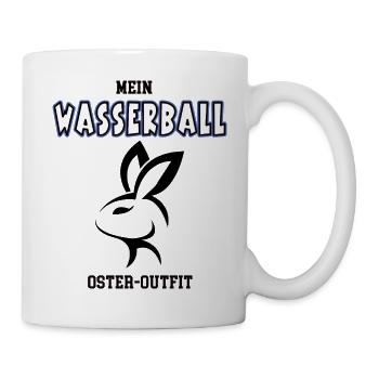 Wasserball Ostern Wasserballer Oster Outfit - Tasse - Weiß - Rechts