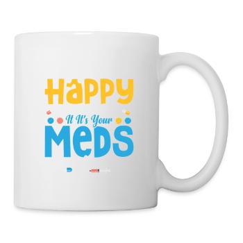 Si vous êtes heureux et que vous connaissez un aidant aidant - Mug blanc - blanc - Droite