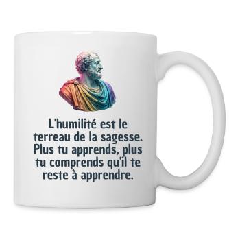 T-shirts Stoïcisme : L'inspiration à portée de soi - Mug blanc - blanc - Droite