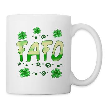 Fafo st patricks Tag - Tasse - Weiß - Rechts