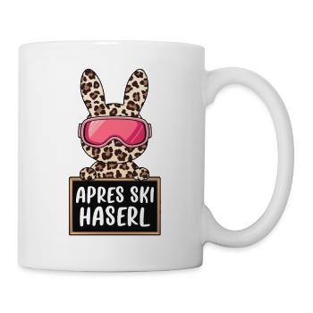 Lapin d’après-ski - Mug blanc - blanc - Droite