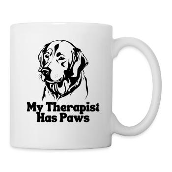 My Therapist Has Paws - Mug - white - Right