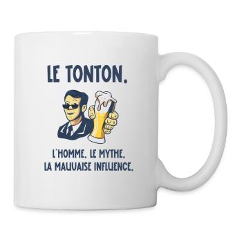 le tonton - Mug blanc - blanc - Droite