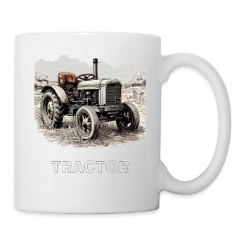 TRACTEUR - Mug blanc - blanc - Droite