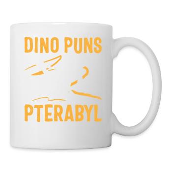 Funny Dino Pun Pterodactyl - Mug - white - Right