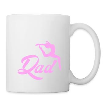 Mon gymnaste préféré m’appelle Dad Mat Sports - Mug blanc - blanc - Droite
