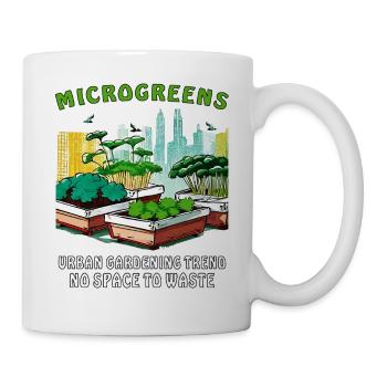 MICROGREENS URBAN GARDENING TREND - Mug - white - Right