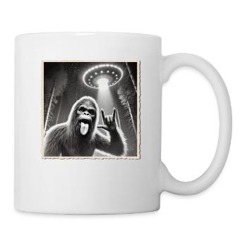 Rock, Rocker, Rock Musik, Heavy Metal, Rock Hand - Tasse - Weiß - Rechts
