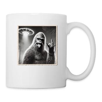 Rock, Rocker, Rock Musik, Heavy Metal, Rock Hand - Tasse - Weiß - Rechts