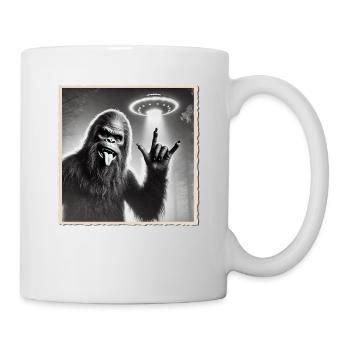 Rock, Rocker, Rock Musik, Heavy Metal, Rock Hand - Tasse - Weiß - Rechts