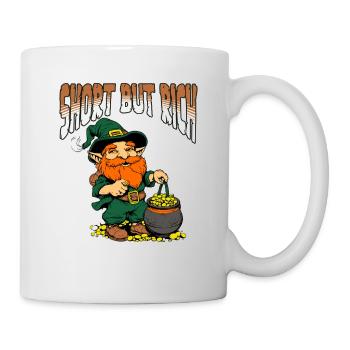 Funny St. Patrick's Day Leprechaun - Mug - white - Right