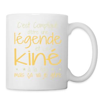 A legend and physiotherapist - Mug - white - Right