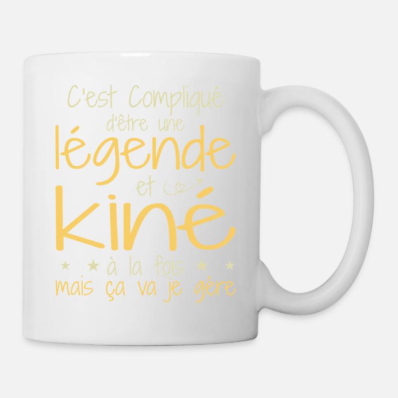 Une légende et Kiné - Mug blanc - blanc