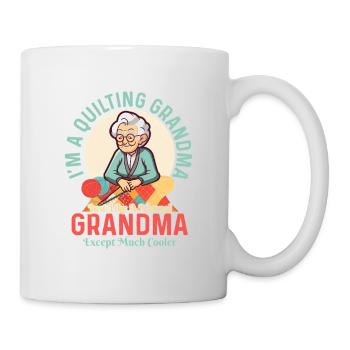 I'm A Quilting Grandma Quilter Sewing - Mug - white - Right