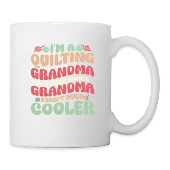 I'm A Quilting Grandma Sewing Quilter - Mug - white - Right