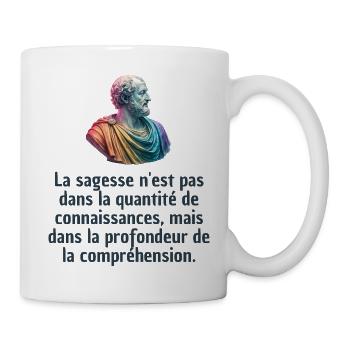 T-shirts Stoïcisme : L'inspiration à portée de soi - Mug blanc - blanc - Droite