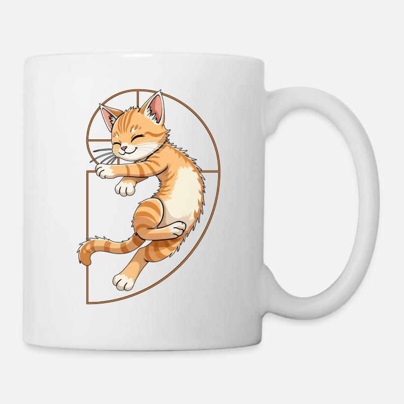 Chat de Fibonacci - Mug blanc - blanc