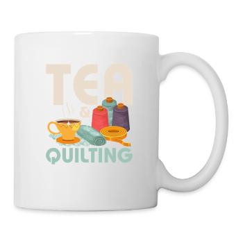 Tea & Quilting Sewing Quilter - Mug - white - Right