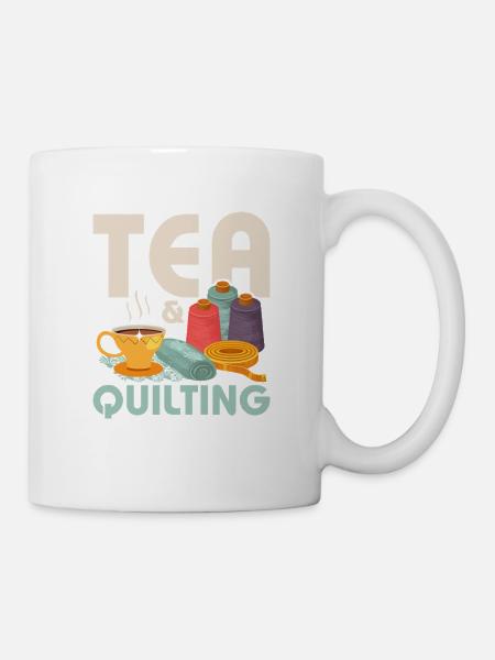 Tea & Quilting Sewing Quilter - Tasse - Weiß