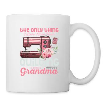 The Only Thing I Love More Than Quilting Sewing Qu - Mug - white - Right