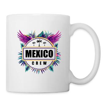 Mexiko Crew Tropisch - Tasse - Weiß - Rechts
