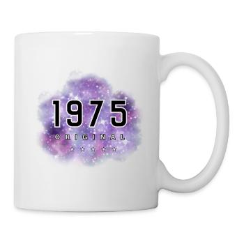 1975 Original – Retro Geburtstagsdesign - Tasse - Weiß - Rechts