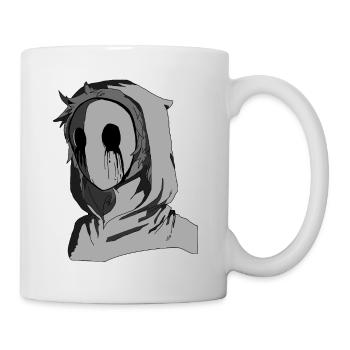 crying mask - Mug - white - Right