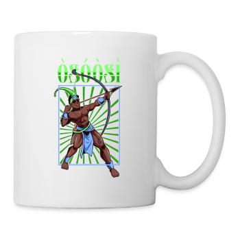 Yoruba God - Oshosi - Mug - white - Right