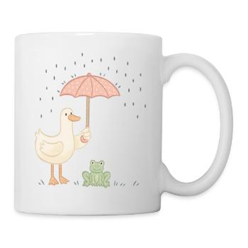 Frieda und Oscar - Tasse - Weiß - Rechts