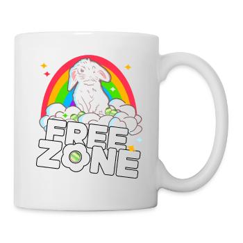 Zone Libre de Pâques - Mug blanc - blanc - Droite