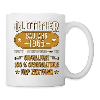 Vintage Model 1965 Vintage Retro funny Design - Mug - white - Right
