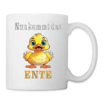 Vient maintenant le canard - Mug blanc - blanc - Droite