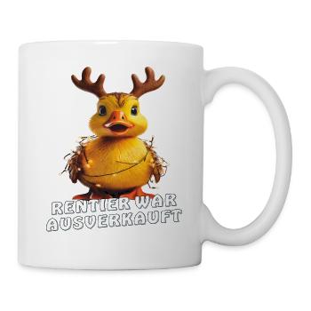 DUCK REINDEER WAS SOLD OUT - Mug - white - Right
