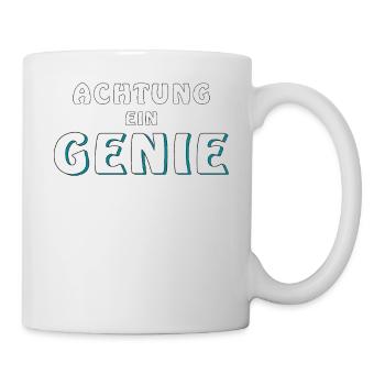 ATTENTION A GENIUS - Mug - white - Right
