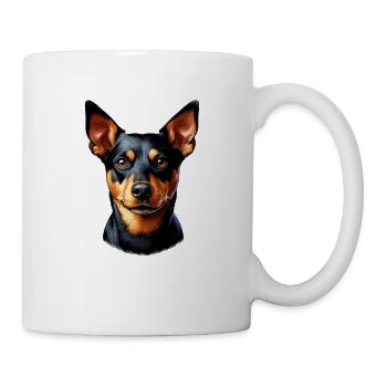 Hundegesicht - Lancashire Heeler - Tasse - Weiß - Rechts