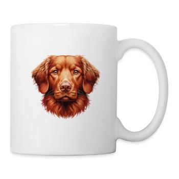 Tête de chien - Nova Scotia Duck Tolling Retriever - Mug blanc - blanc - Droite