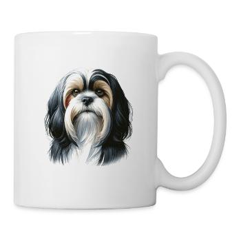 Visage de chien - Shih Tzu - Mug blanc - blanc - Droite