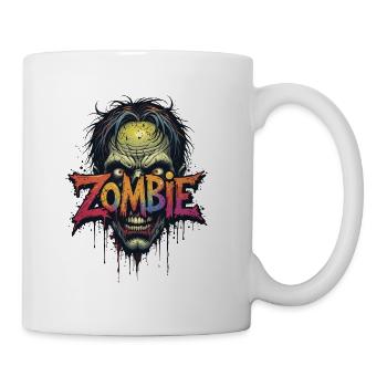 Zombie head - Mug - white - Right