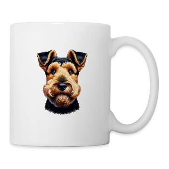 Dog Face - Welsh Terrier - Mug - white - Right