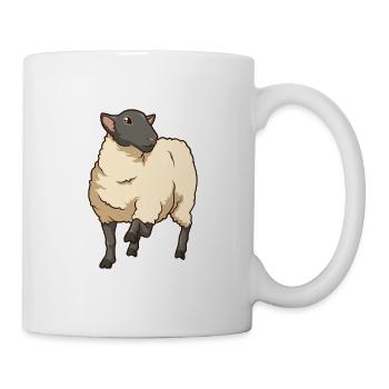 Kawaii Suffolk Schaf - Tasse - Weiß - Rechts