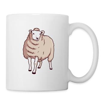 Kawaii Texel Schaf - Tasse - Weiß - Rechts