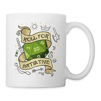 Roll for Initiative – Dice Your Destiny - Mug - white - Right