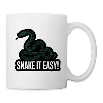 SNAKE IT EASY - Mug - white - Right