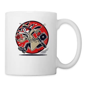 Agent Fox – Spy on a Secret Mission - Mug - white - Right