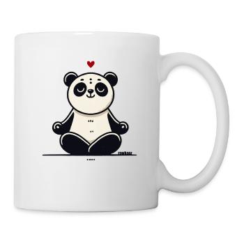 Zen Yoga Panda d’Amour - Mug blanc - blanc - Droite