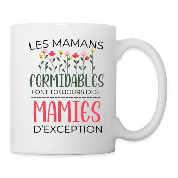 cadeau mamie - Formidables Mamies - Mug blanc - blanc - Droite