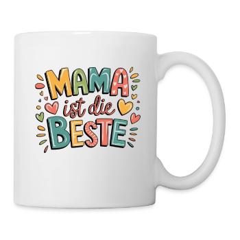 Mom is the best - heartfelt message for - Mug - white - Right