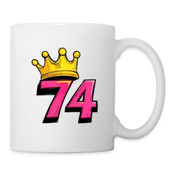 74 Number Krone - Mug - white - Right