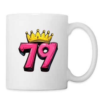 79 Number Krone - Mug - white - Right